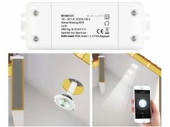 Luminea Home Control Siri Lichtschalter:3er-Set WLAN-Schalter Mit Dimmer, Für Siri, Alexa & Google Assistant -Haushalt Verkäufe nx4649 6
