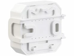 Luminea Home Control Unterputzschalter:WLAN-Unterputz-2-Kanal-Lichtschalter Mit App & Sprachsteuerung