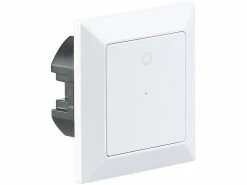 Luminea Home Control Elesion Schalter:2er-Set WLAN-Lichttaster, App, Komp. Zu Siri, Alexa & Google Assistant -Haushalt Verkäufe nx4656 0