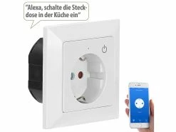Luminea Home Control Smart Steckdosen:WLAN-Unterputz-Steckdose Mit App, Für Siri, Alexa & GA, 5er Pack 26 Luminea Home Control Smart Steckdosen:WLAN-Unterputz-Steckdose Mit App, Für Siri, Alexa & GA, 5er Pack -Haushalt Verkäufe nx4689 11
