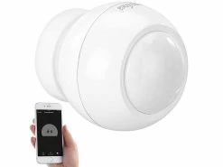Luminea Home Control Dämmerungssensor:2er-Set WLAN-PIR-Bewegungsmelder Und Lichtsensor Mit App -Haushalt Verkäufe nx4694 5