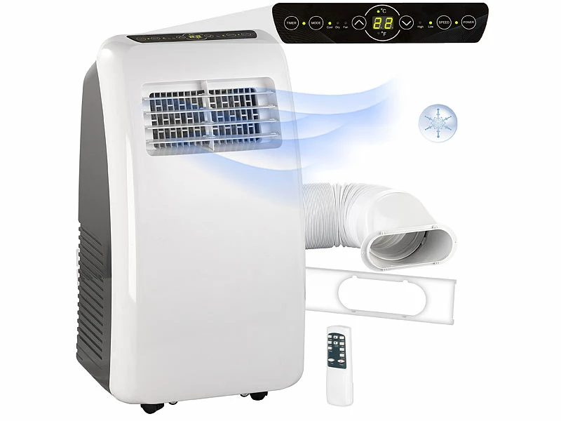 Sichler Haushaltsgeräte Sichler Klimaanlage Mit Schlauch:Mobile Monoblock-Klimaanlage Mit Entfeuchter, 5.000 BTU/h, 2.050 Watt 2 Sichler Haushaltsgeräte Sichler Klimaanlage Mit Schlauch:Mobile Monoblock-Klimaanlage Mit Entfeuchter, 5.000 BTU/h, 2.050 Watt – Bild 2