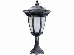 Lunartec Solar Aussenwandleuchten:2er-Set Solar-LED-Stand- & Wandlaternen Mit Flammeneffekt, IP44 -Haushalt Verkäufe nx4794 6