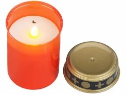 PEARL Grableuchten:8er-Set Flackernde Grablicht-LED-Kerzen, Batteriebetrieb, 12 Cm Hoch -Haushalt Verkäufe nx4839 1