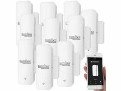 Luminea Home Control Fensterkontakte:10er-Set WLAN-Tür- & Fensteralarm, App, Für Alexa & Google Assistant 14 Luminea Home Control Fensterkontakte:10er-Set WLAN-Tür- & Fensteralarm, App, Für Alexa & Google Assistant -Haushalt Verkäufe nx4920 6