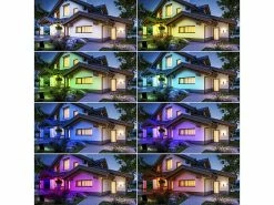 Luminea RGB-LED-Strahler Aussen:Wetterfester Outdoor-Fluter, RGB-CCT-LEDs, 15 W, 1.250 Lm, IP65 -Haushalt Verkäufe nx4963 4