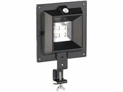 Lunartec Dachrinnen LED:2er-Set Solar-LED-Dachrinnenleuchten Mit PIR-Sensor, 160 Lm, Schwarz -Haushalt Verkäufe nx5563 2