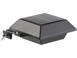 Lunartec Dachrinnen LED:2er-Set Solar-LED-Dachrinnenleuchten Mit PIR-Sensor, 160 Lm, Schwarz -Haushalt Verkäufe nx5563 4