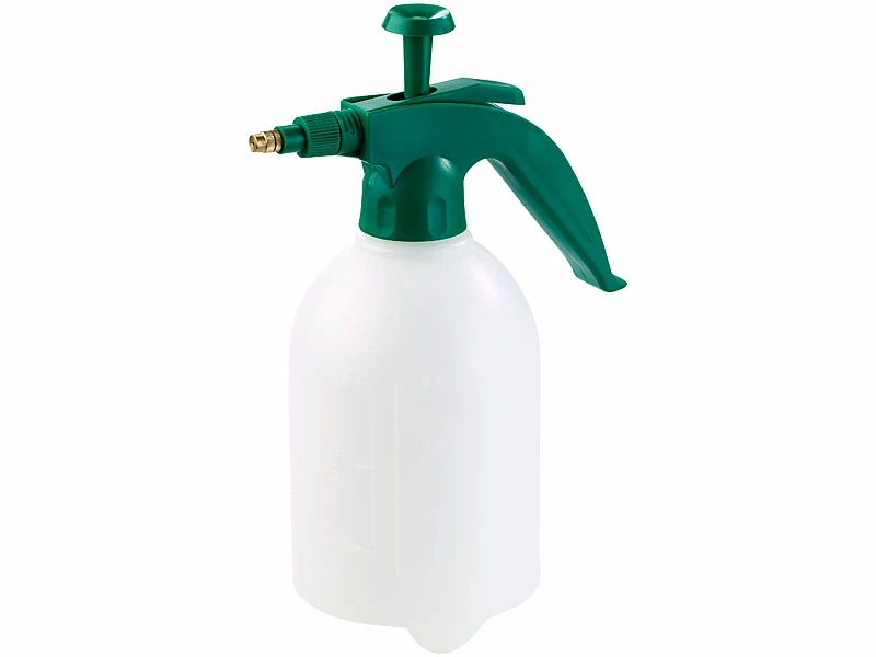 PEARL Pumpflasche Garten:3er-Set Pump-Drucksprüher Mit Messingdüse Und Sicherheitsventil, 1,5 L 2 PEARL Pumpflasche Garten:3er-Set Pump-Drucksprüher Mit Messingdüse Und Sicherheitsventil, 1,5 L – Bild 2