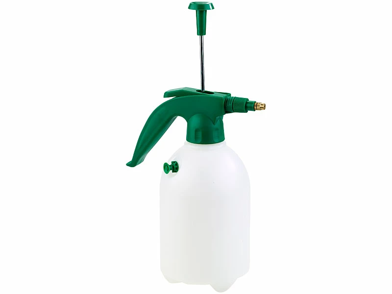 PEARL Pumpflasche Garten:3er-Set Pump-Drucksprüher Mit Messingdüse Und Sicherheitsventil, 1,5 L 3 PEARL Pumpflasche Garten:3er-Set Pump-Drucksprüher Mit Messingdüse Und Sicherheitsventil, 1,5 L – Bild 3