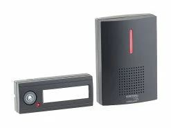 CASAcontrol Funkglocke:Kabellose Funk-Türklingel Mit 2 Empfängern (Licht & Ton), 100 M, IPX4 -Haushalt Verkäufe nx5776 1