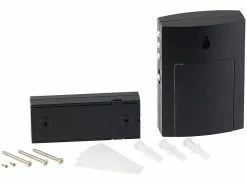 CASAcontrol Funkglocke:Kabellose Funk-Türklingel Mit 2 Empfängern (Licht & Ton), 100 M, IPX4 -Haushalt Verkäufe nx5776 10