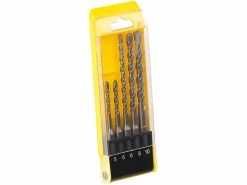 AGT Professional SDS Bohrer:5-teiliges SDS-Plus-Betonbohrer-Set, 5/6/6/8/10 Mm, Sandgestrahlt -Haushalt Verkäufe nx5839 0