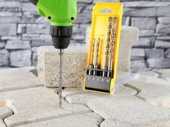 AGT Professional SDS Bohrer:5-teiliges SDS-Plus-Betonbohrer-Set, 5/6/6/8/10 Mm, Sandgestrahlt -Haushalt Verkäufe nx5839 4