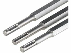 AGT Professional Meisselset:3-teiliges Meißel-Set Für SDS-Plus-System, Spitz-, Flach- & Spatmeißel -Haushalt Verkäufe nx5846 1