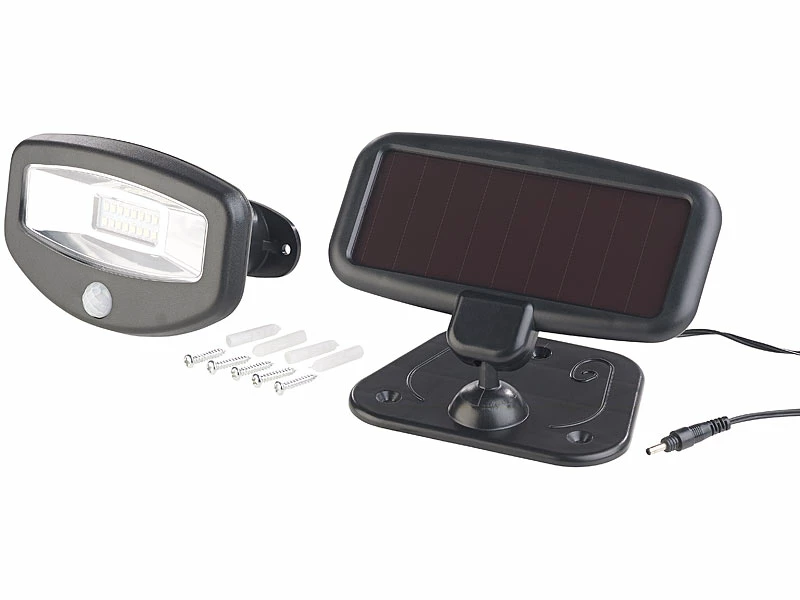 Lunartec Solar Außenstrahler:Solar-LED-Strahler, PIR-Bewegungssensor, 16 LEDs, 100 Lm, 1,2 W, IP44 9 Lunartec Solar Außenstrahler:Solar-LED-Strahler, PIR-Bewegungssensor, 16 LEDs, 100 Lm, 1,2 W, IP44 – Bild 9
