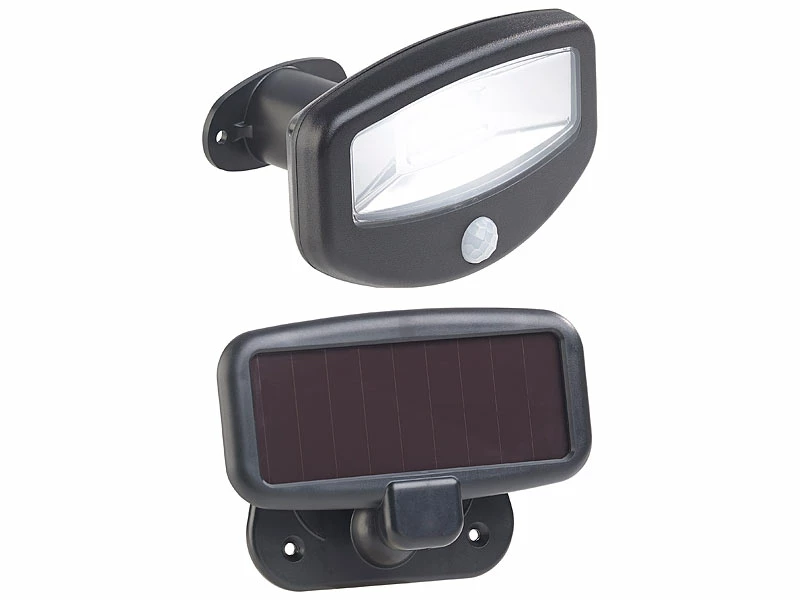 Lunartec Solar Außenstrahler:Solar-LED-Strahler, PIR-Bewegungssensor, 16 LEDs, 100 Lm, 1,2 W, IP44 1 Lunartec Solar Außenstrahler:Solar-LED-Strahler, PIR-Bewegungssensor, 16 LEDs, 100 Lm, 1,2 W, IP44