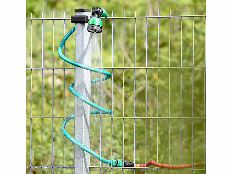 Royal Gardineer Gartenschlauch Dusche:3in1-Gartendusche, Rasensprinkler & Wassernebler, Fixierbarer Schlauch 9 Royal Gardineer Gartenschlauch Dusche:3in1-Gartendusche, Rasensprinkler & Wassernebler, Fixierbarer Schlauch – Bild 9