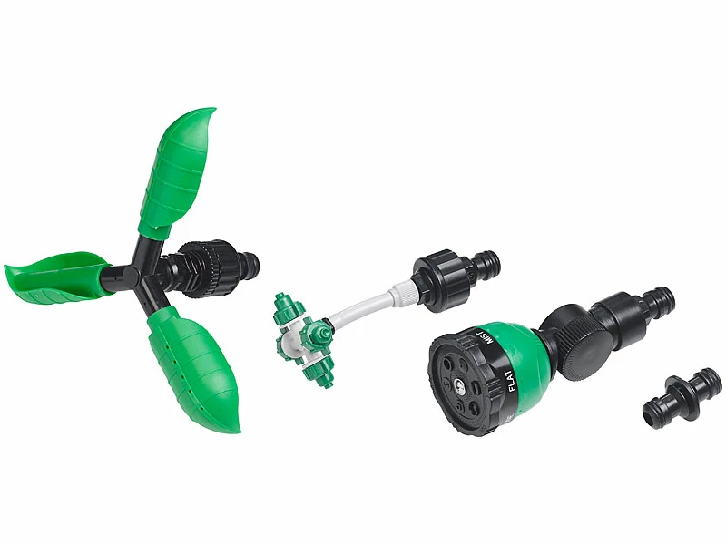 Royal Gardineer Gartenschlauch Dusche:3in1-Gartendusche, Rasensprinkler & Wassernebler, Fixierbarer Schlauch 3 Royal Gardineer Gartenschlauch Dusche:3in1-Gartendusche, Rasensprinkler & Wassernebler, Fixierbarer Schlauch – Bild 3