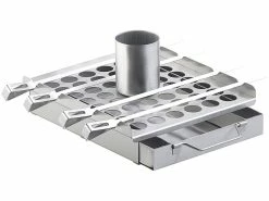 Rosenstein & Söhne Grillaufsatz:5in1-Grill-Aufsatz Aus Edelstahl, 4 Spieße, Für Hähnchen, Gemüse & Co. -Haushalt Verkäufe nx6049 5