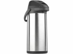 Rosenstein & Söhne Thermokanne:Doppelwandige Vakuum-Isolierkanne Mit Pumpsystem, Edelstahl, 5 Liter -Haushalt Verkäufe nx6063 2