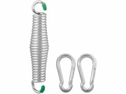 Semptec Urban Survival Technology Semptec Feder Für Hängesessel:Schwingfeder Für Hängesessel & -matte, 2 Karabinerhaken, Bis 120 Kg