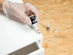 AGT Reparatur Kleber:Reparatur-Set Aus Sekundenkleber & Granulat (schwarz/weiß/transparent) -Haushalt Verkäufe nx6084 6