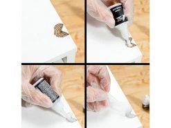 AGT Reparatur Kleber:Reparatur-Set Aus Sekundenkleber & Granulat (schwarz/weiß/transparent) -Haushalt Verkäufe nx6084 9