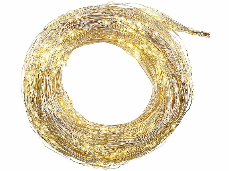 Lunartec Weihnachtsbaum Überwurf:Christbaum-Überwurf-Lichterkette, 20 Girlanden & 720 Warmweiße LEDs 4 Lunartec Weihnachtsbaum Überwurf:Christbaum-Überwurf-Lichterkette, 20 Girlanden & 720 Warmweiße LEDs – Bild 4