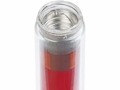 Cucina Di Modena Glasflasche:Doppelwandige Glas-Trinkflasche Mit Neopren-Hülle & Tee-Sieb, 400 Ml 13 Cucina Di Modena Glasflasche:Doppelwandige Glas-Trinkflasche Mit Neopren-Hülle & Tee-Sieb, 400 Ml -Haushalt Verkäufe nx6310 3