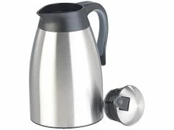 Rosenstein & Söhne Isolierflasche:2er-Set Doppelwandige Edelstahl-Vakuum-Isolierkanne M. Ausgießtaste 12 Rosenstein & Söhne Isolierflasche:2er-Set Doppelwandige Edelstahl-Vakuum-Isolierkanne M. Ausgießtaste -Haushalt Verkäufe nx6312 1