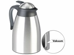 Rosenstein & Söhne Isolierflasche:2er-Set Doppelwandige Edelstahl-Vakuum-Isolierkanne M. Ausgießtaste 10 Rosenstein & Söhne Isolierflasche:2er-Set Doppelwandige Edelstahl-Vakuum-Isolierkanne M. Ausgießtaste -Haushalt Verkäufe nx6312 5