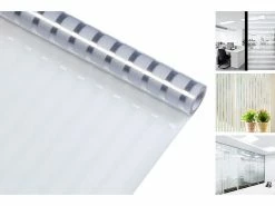 Infactory Fensterfolie Sichtschutz:Milchglas-Sichtschutzfolie, Statisch Haftend, 50 X 200 Cm