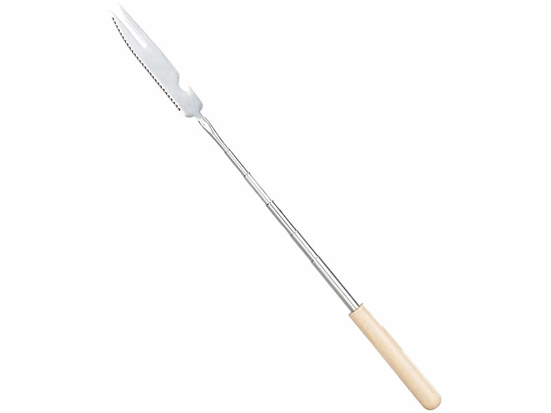 Infactory Grillspieß:8er-Set 3in1-Teleskop-Messer, Grillgabel & Flaschenöffner, Bis 69,5 Cm 6 Infactory Grillspieß:8er-Set 3in1-Teleskop-Messer, Grillgabel & Flaschenöffner, Bis 69,5 Cm – Bild 6