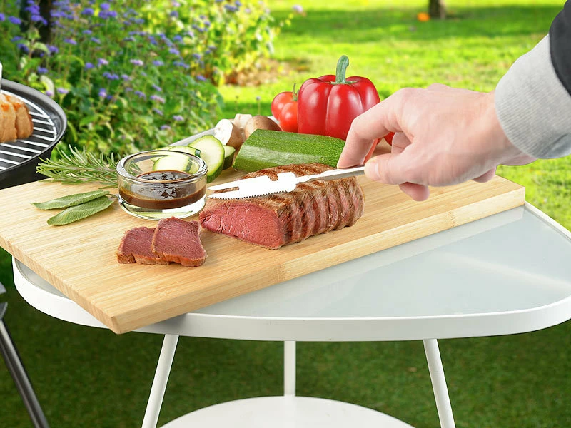 Infactory Grillspieß:8er-Set 3in1-Teleskop-Messer, Grillgabel & Flaschenöffner, Bis 69,5 Cm 10 Infactory Grillspieß:8er-Set 3in1-Teleskop-Messer, Grillgabel & Flaschenöffner, Bis 69,5 Cm – Bild 10