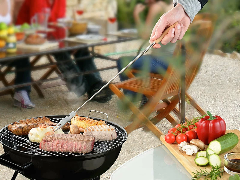 Infactory Grillspieß:8er-Set 3in1-Teleskop-Messer, Grillgabel & Flaschenöffner, Bis 69,5 Cm 12 Infactory Grillspieß:8er-Set 3in1-Teleskop-Messer, Grillgabel & Flaschenöffner, Bis 69,5 Cm – Bild 12