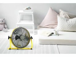 Sichler Haushaltsgeräte Sichler Metall Ventilator:Akku-Vollmetall-Bodenventilator, Bis 1.200 U/Min., 30 Cm, 15 Ah, IPX4 -Haushalt Verkäufe nx6417 5