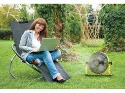 Sichler Haushaltsgeräte Sichler Metall Ventilator:Akku-Vollmetall-Bodenventilator, Bis 1.200 U/Min., 30 Cm, 15 Ah, IPX4 -Haushalt Verkäufe nx6417 8