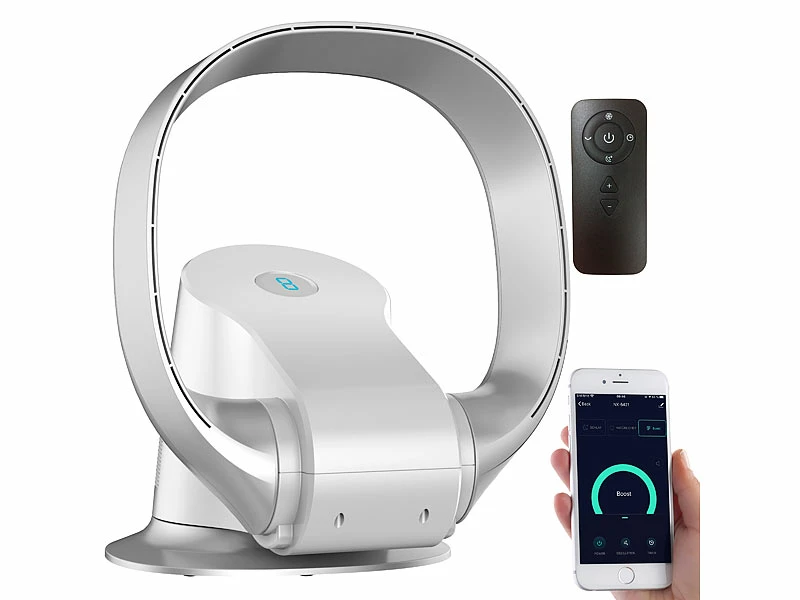 Sichler Haushaltsgeräte Sichler Ventilator Ohne Rotor:Rotorloser 360°-Ventilator, WLAN, App, Superleise, 26 Watt 2 Sichler Haushaltsgeräte Sichler Ventilator Ohne Rotor:Rotorloser 360°-Ventilator, WLAN, App, Superleise, 26 Watt – Bild 2
