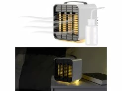 Sichler Haushaltsgeräte Sichler Mini Kühler:4er-Set Mini-Akku-Luftkühler, 3-stufig, Nachtlicht, 5 Std. Laufzeit -Haushalt Verkäufe nx6465 11