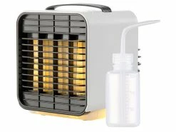 Sichler Haushaltsgeräte Sichler Mini Kühler:4er-Set Mini-Akku-Luftkühler, 3-stufig, Nachtlicht, 5 Std. Laufzeit -Haushalt Verkäufe nx6465 12