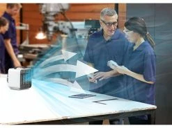 Sichler Haushaltsgeräte Sichler Mini Kühler:4er-Set Mini-Akku-Luftkühler, 3-stufig, Nachtlicht, 5 Std. Laufzeit -Haushalt Verkäufe nx6465 15