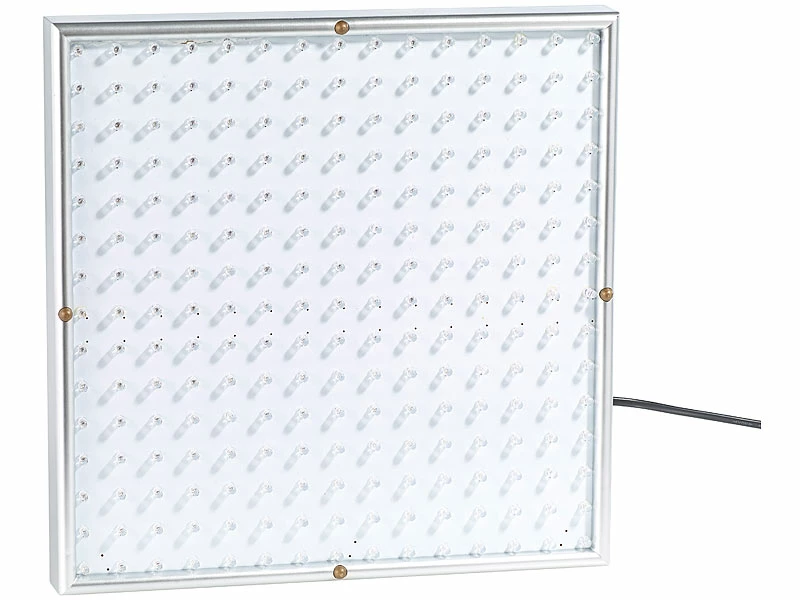 Lunartec Grow Light:2er-Set Profi LED-Pflanzen-Wachstums-Leuchtpanels Mit Je 225 LEDs 4 Lunartec Grow Light:2er-Set Profi LED-Pflanzen-Wachstums-Leuchtpanels Mit Je 225 LEDs – Bild 4