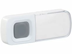CASAcontrol Lichtklingel:Steckdosen-Funk-Klingel Mit Optischem Signal, 15 Melodien, 50 M, IP54 -Haushalt Verkäufe nx6965 1 1