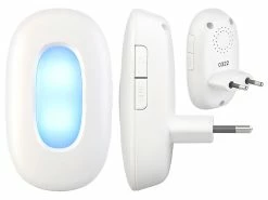 CASAcontrol Lichtklingel Funk:Steckdosen-Funk-Klingel Mit Optischem Signal & Zweitem Empfänger, IP54 -Haushalt Verkäufe nx6965 15