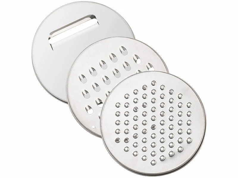 Rosenstein & Söhne Edelstahlschüssel:11-teiliges Premium-Rührschüssel-Set Mit 3 Reibeaufsätzen, Edelstahl 10 Rosenstein & Söhne Edelstahlschüssel:11-teiliges Premium-Rührschüssel-Set Mit 3 Reibeaufsätzen, Edelstahl – Bild 10