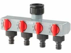 Royal Gardineer WLAN Bewässerung:WLAN-Bewässerungscomputer, Bewässerungsventil, 4-Wege-Verteiler, App -Haushalt Verkäufe nx7364 1