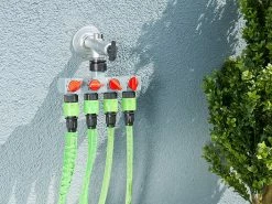 Royal Gardineer WLAN Bewässerung:WLAN-Bewässerungscomputer, Bewässerungsventil, 4-Wege-Verteiler, App -Haushalt Verkäufe nx7364 6