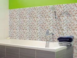 Infactory Fliesensticker:Selbstklebende 3D-Mosaik-Fliesenaufkleber "Bronze", 26x26 Cm, 15er-Set -Haushalt Verkäufe nx7425 2