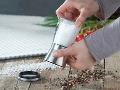 PEARL Mühlen:Manuelle Gewürzmühle Mit Keramik-Mahlwerk, Glas Und Edelstahl, 2er-Set 12 PEARL Mühlen:Manuelle Gewürzmühle Mit Keramik-Mahlwerk, Glas Und Edelstahl, 2er-Set -Haushalt Verkäufe nx7485 5